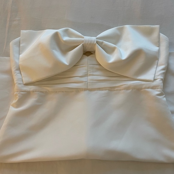 Self-Portrait Tafetta Bow Mini Dress - Picture 3 of 6